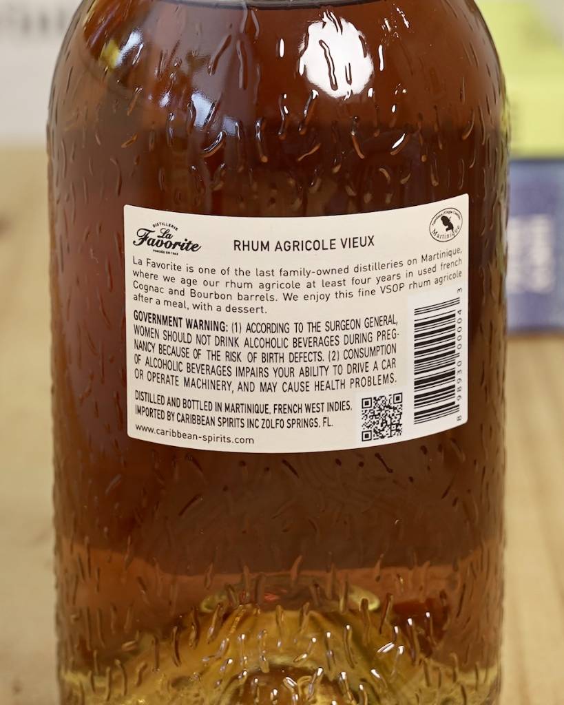 La Favorite Rhum Agricole Vieux additional image 1