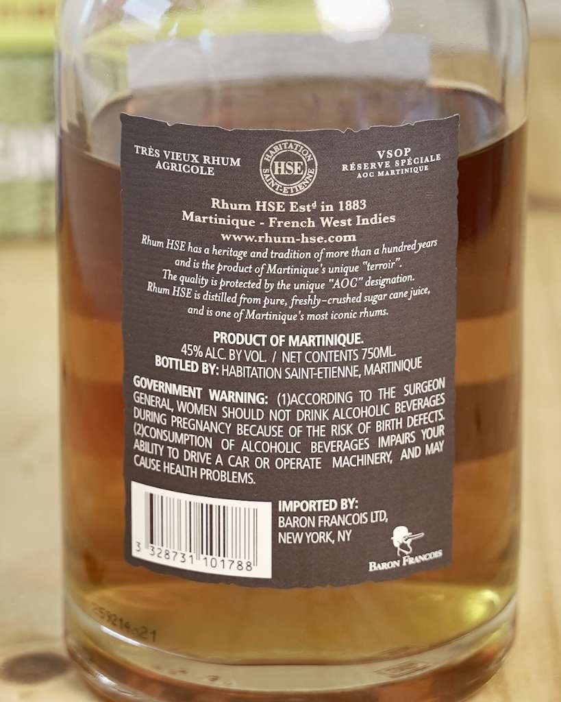 HSE VSOP Martinique Rhum Agricole additional image 1